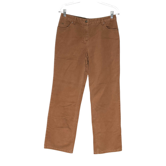 Charter Club Brown Straight Jeans - Picture 1 of 4